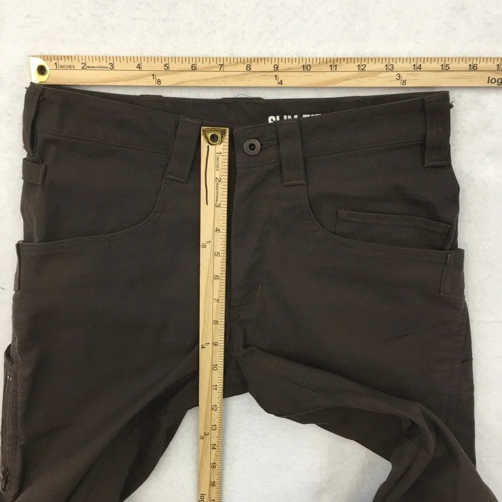 1620 Workwear Mens Slim Fit Cordura Canvas Work Pants Brown Size 30 Made in USA